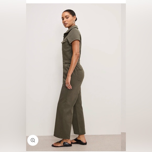 Good American Khaki Jumpsuit - Picture 2 of 12
